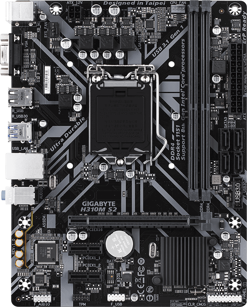 Gigabyte H310M S2 - Motherboard Specifications On MotherboardDB
